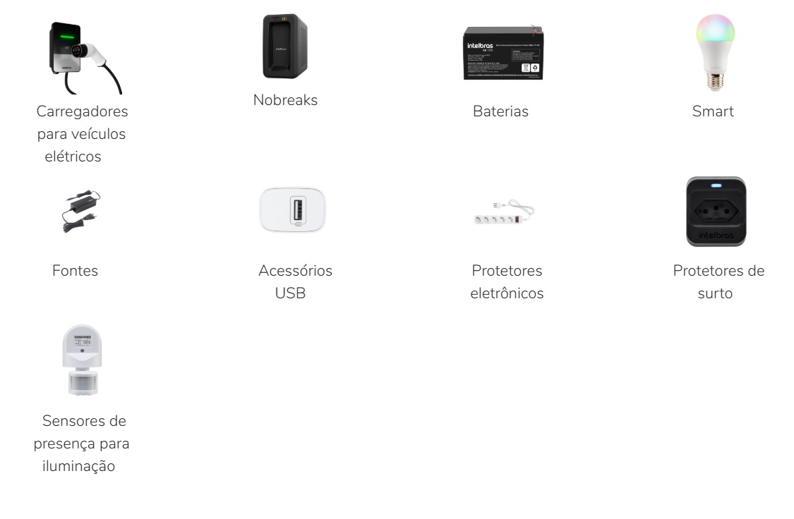 Soluções de Energia da Intelbras.