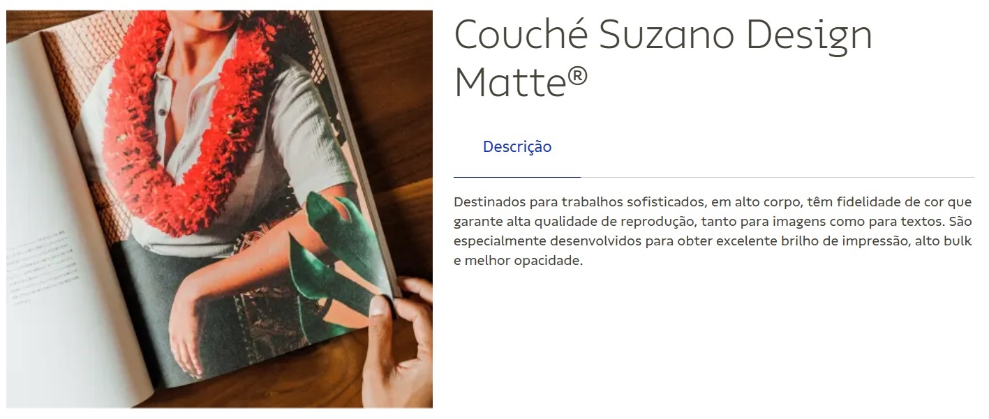 Exemplo do produto couche.