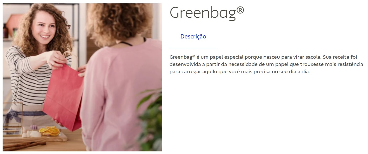 Exemplo do produto greenpack.