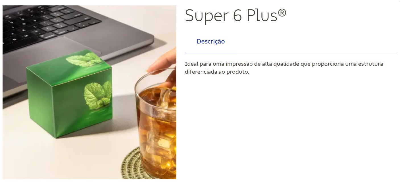 Exemplo do produto super 6 plus.