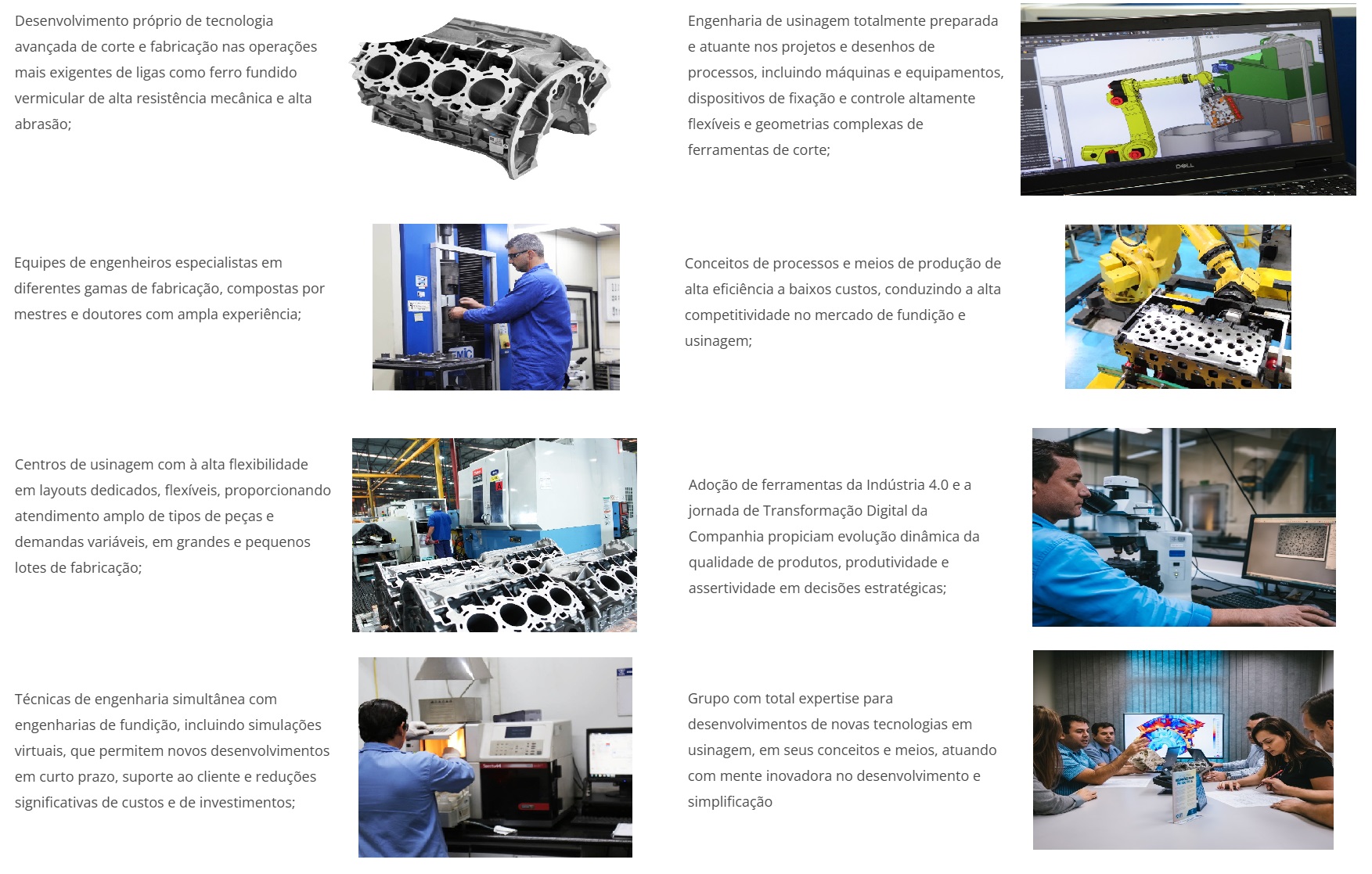 Diferenciais da Usinagem.